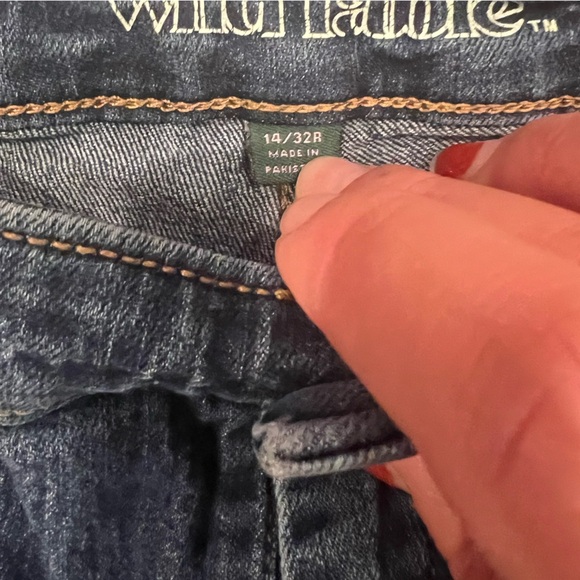 Wild fable size 14 high rise Skinny Jeans - Classic Blue High Rise Skinny Jeans - Picture 6 of 12